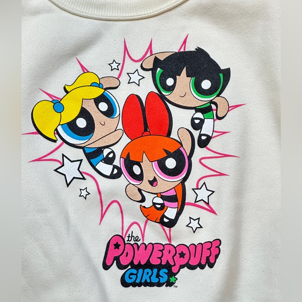 The Powerpuff Girls pullover crewneck sweater